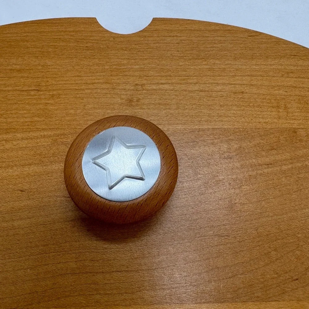Longaberger 2000 Woodcrafts Lid for Century Basket 53635 Star Knob